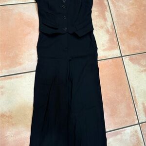 BCBGMaxAzria Classic Black Jumpsuit